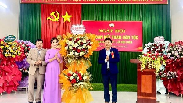 KHU TÂN MỸ I, XÃ HỮU LŨNG TỔ CHỨC NGÀY HỘI ĐẠI ĐOÀN KẾT TOÀN DÂN TỘC
