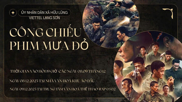 THÔNG BÁO LỊCH CHIẾU PHIM “MƯA ĐỎ” – HOÀN TOÀN MIỄN PHÍ!