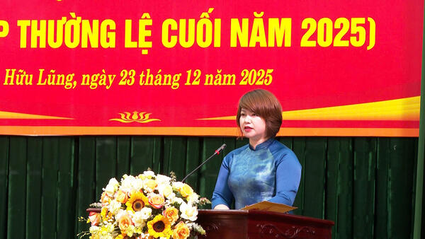 HĐND XÃ HỮU LŨNG HỌP KỲ CUỐI NĂM 2025