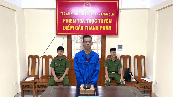 Tòa án nhân dân khu vực 4 - Lạng Sơn xét xử công khai trực tuyến đối với 02 vụ án “Tổ chức sử dụng trái phép chất ma túy” và “Gây rối trật tự công cộng”
