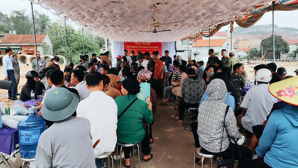 HỮU LŨNG TỔ CHỨC BỐC THĂM BỐ TRÍ TÁI ĐỊNH CƯ CÁC DỰ ÁN