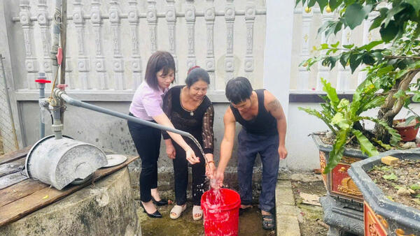 NGÂN HÀNG CHÍNH SÁCH XÃ HỘI HỮU LŨNG ĐẨY MẠNH TUYÊN TRUYỀN CHO VAY CHƯƠNG TRÌNH NƯỚC SẠCH VÀ VỆ SINH MÔI TRƯỜNG NÔNG THÔN