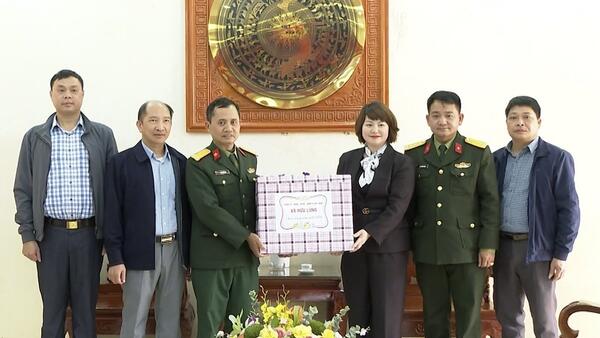 Đoàn công tác của xã Hữu Lũng thăm tặng quà các đơn vị quân đội nhân dịp tết Nguyên đán Bính Ngọ  2026