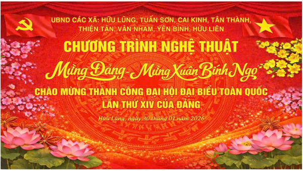 Tích cực chuẩn bị Chương trình nghệ thuật mừng Đảng,  mừng Xuân Bính Ngọ và chào mừng thành công Đại hội Đảng toàn quốc  lần thứ XIV tại xã Hữu Lũng