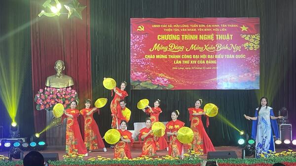 Xã Hữu Lũng tổ chức thành công Chương trình nghệ thuật mừng Đảng, mừng Xuân Bính Ngọ 2026 và chào mừng thành công Đại hội Đảng toàn quốc lần thứ XIV
