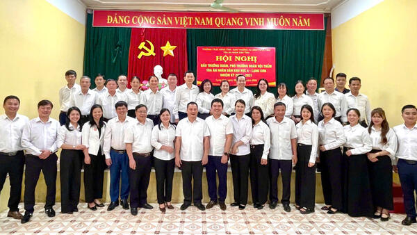 HỘI NGHỊ BẦU TRƯỞNG ĐOÀN, PHÓ TRƯỞNG ĐOÀN HỘI THẨM  TÒA ÁN NHÂN DÂN KHU VỰC 4 - LẠNG SƠN