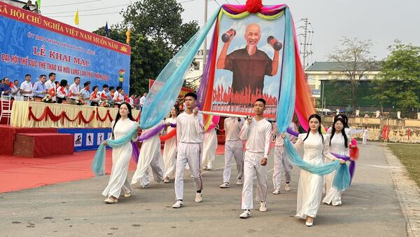 Xã Hữu Lũng khai mạc Đại hội Thể dục thể thao lần thứ I năm 2026