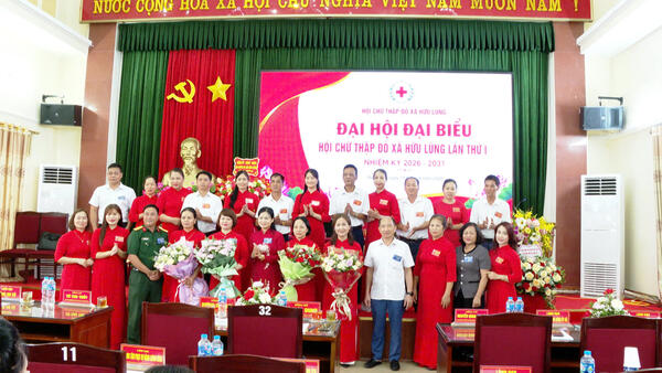 Đại hội Đại biểu Hội Chữ Thập đỏ xã Hữu Lũng lần thứ I, nhiệm kỳ 2026 – 2031 thành công tốt đẹp