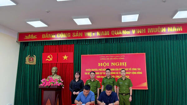 Công an xã Hữu Lũng tổ chức Hội nghị tuyên truyền, phổ biến, giáo dục pháp luật cho người thi hành án hình sự tại cộng đồng và người chấp hành xong án phạt tù trở về địa phương năm 2026