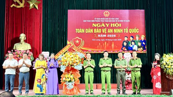 Xã Hữu Lũng tổ chức Ngày hội toàn dân bảo vệ an ninh Tổ quốc năm 2026