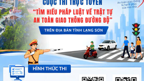 Hữu Lũng hưởng ứng Cuộc thi trực tuyến “Tìm hiểu pháp luật về trật tự, an toàn giao thông đường bộ”