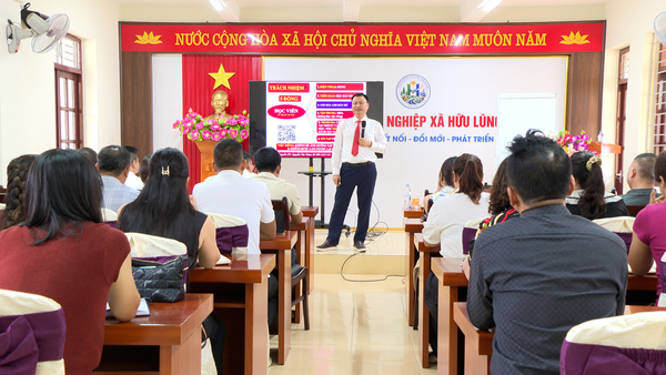 Hội Doanh nghiệp xã Hữu Lũng tập huấn nâng cao năng lực Quản trị doanh nghiệp